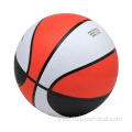 Custom logo printed rubber basketball size 6